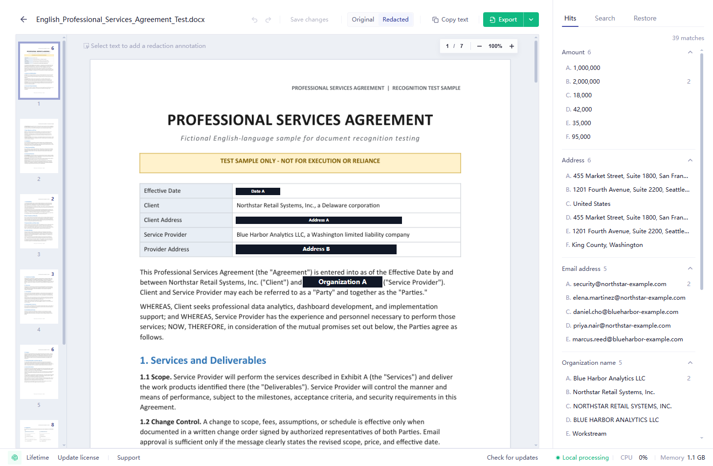 LocalMask English review workspace
